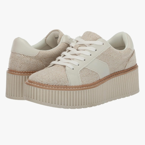 New Dolce Vita Bubbles Almond  Platform Women's Sneakers Size 10 - Picture 1 of 7
